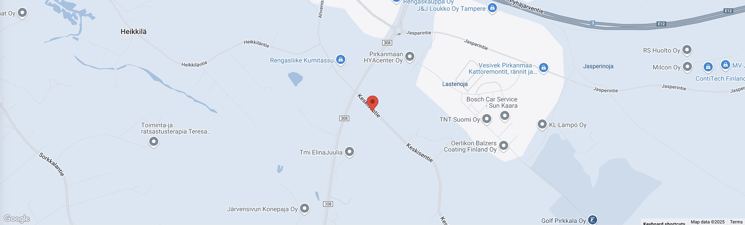 Pirkanmaan Kiinteistösaneeraus sijainti